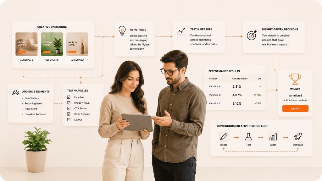 Data-Informed Creative Testing